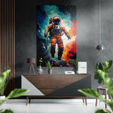 Astronot Fırçalı Metalik Alu-Dibond.