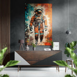 Astronot Fırçalı Metalik Alu-Dibond.