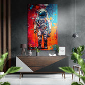 Astronot Fırçalı Metalik Alu-Dibond.