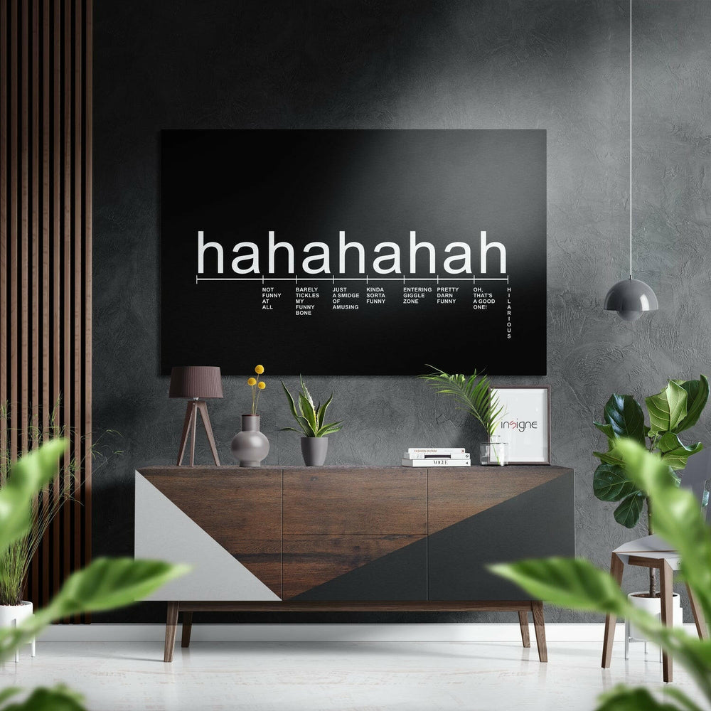 Hahaha Fırçalı Metalik Alu-Dibond.