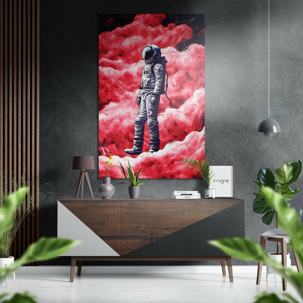 Astronot Fırçalı Metalik Alu-Dibond.