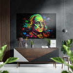 Benjamin Franklin Fırçalı Metalik Alu-Dibond.