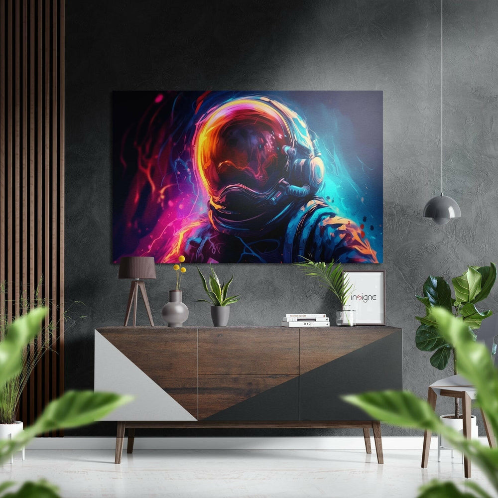 Astronot Fırçalı Metalik Alu-Dibond.