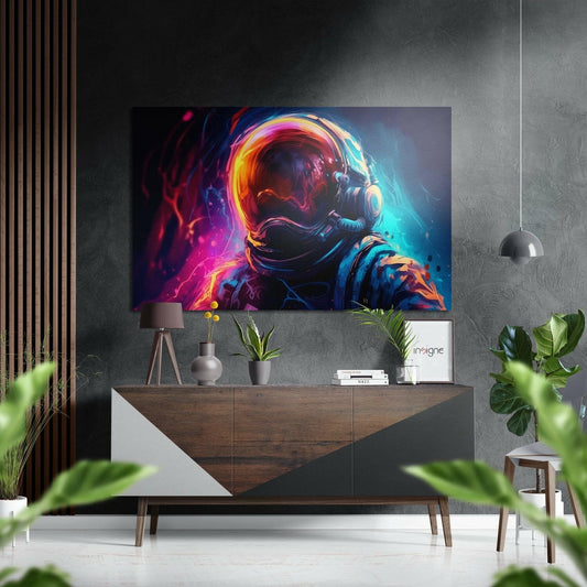 Astronot Fırçalı Metalik Alu-Dibond.