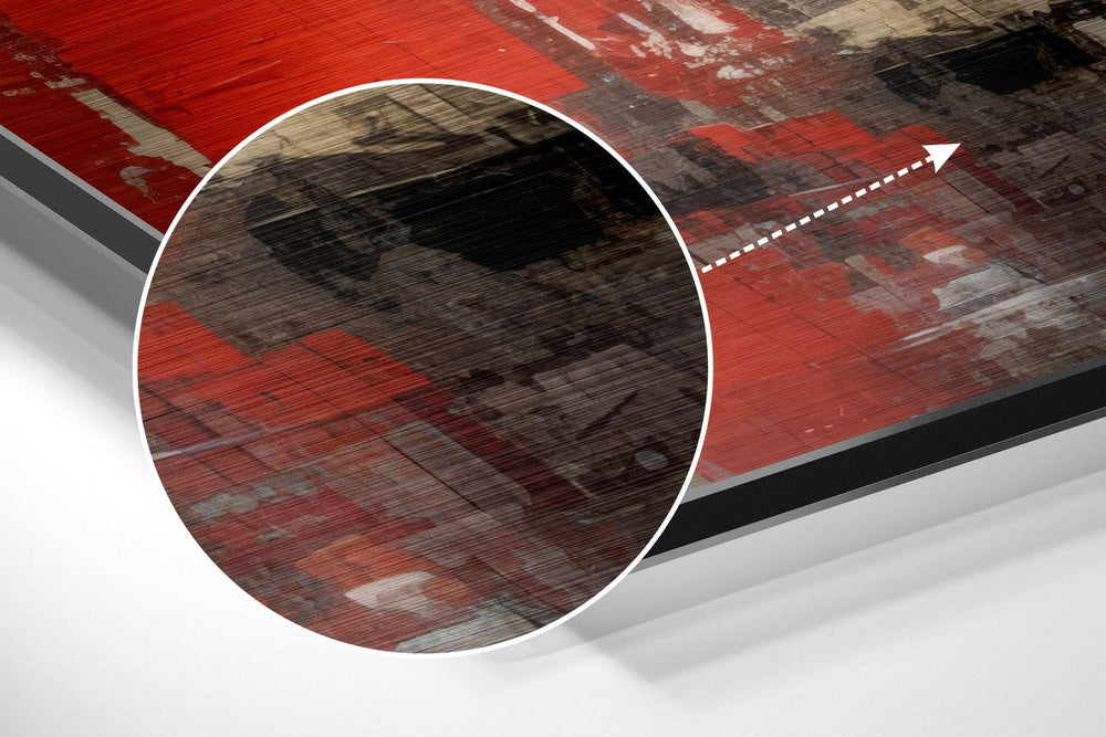 Siluetler Fırçalı Metalik Alu-Dibond.
