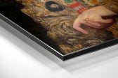 Klimt Fırçalı Metalik Alu-Dibond.