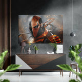 Deathstroke Fırçalı Metalik Alu-Dibond.