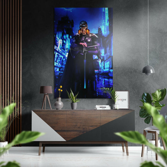Thor Cyberpunk'Ta Fırçalı Metalik Alu-Dibond.