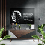 Reggae Efsanesi Fırçalı Metalik Alu-Dibond