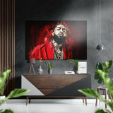 Nipsey Hussle Fırçalı Metalik Alu-Dibond.