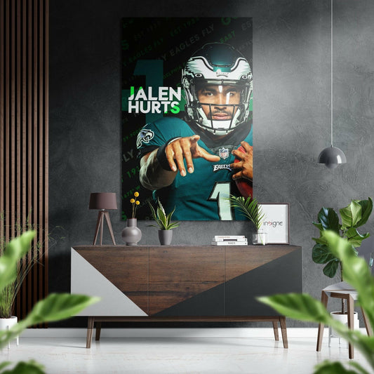 Jalen Kartallara Acı Veriyor Fırçalı Metalik Alu-Dibond.