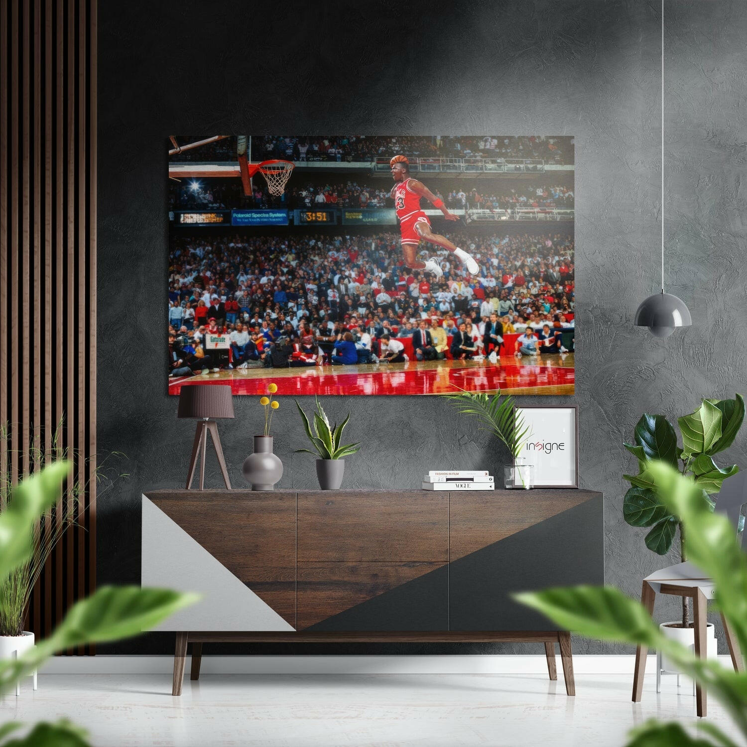 Air Jordan Fırçalı Metalik Alu-Dibond.