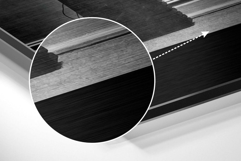 Müzik Rüzgarı Fırçalı Metalik Alu-Dibond.