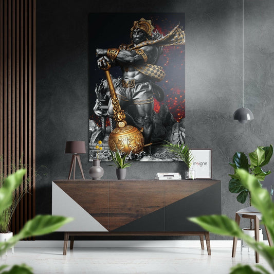 Hanuman Fırçalı Metalik Alu-Dibond.