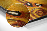 Klimt'In Hayat Ağacı Fırçalı Metalik Alu-Dibond.