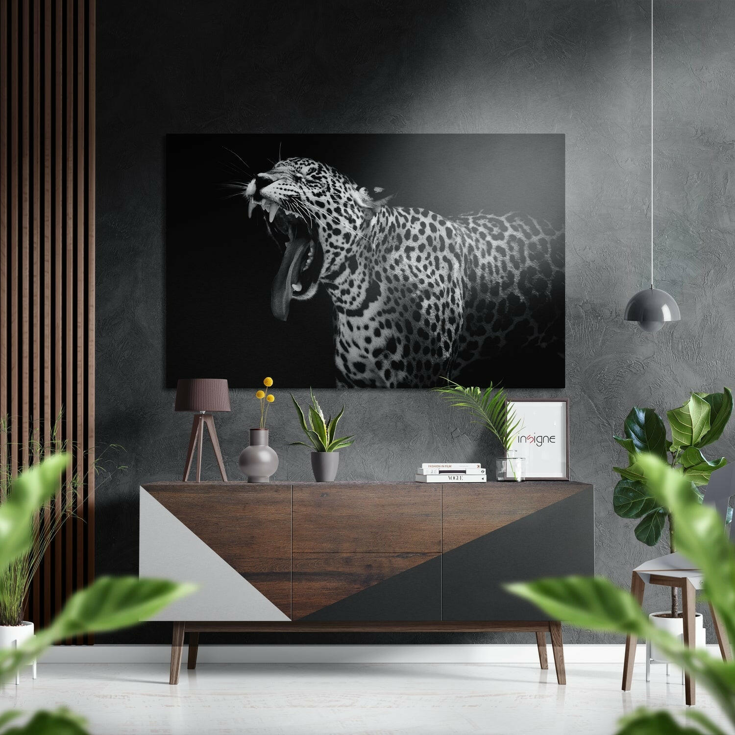 Leopar Fırçalı Metalik Alu-Dibond