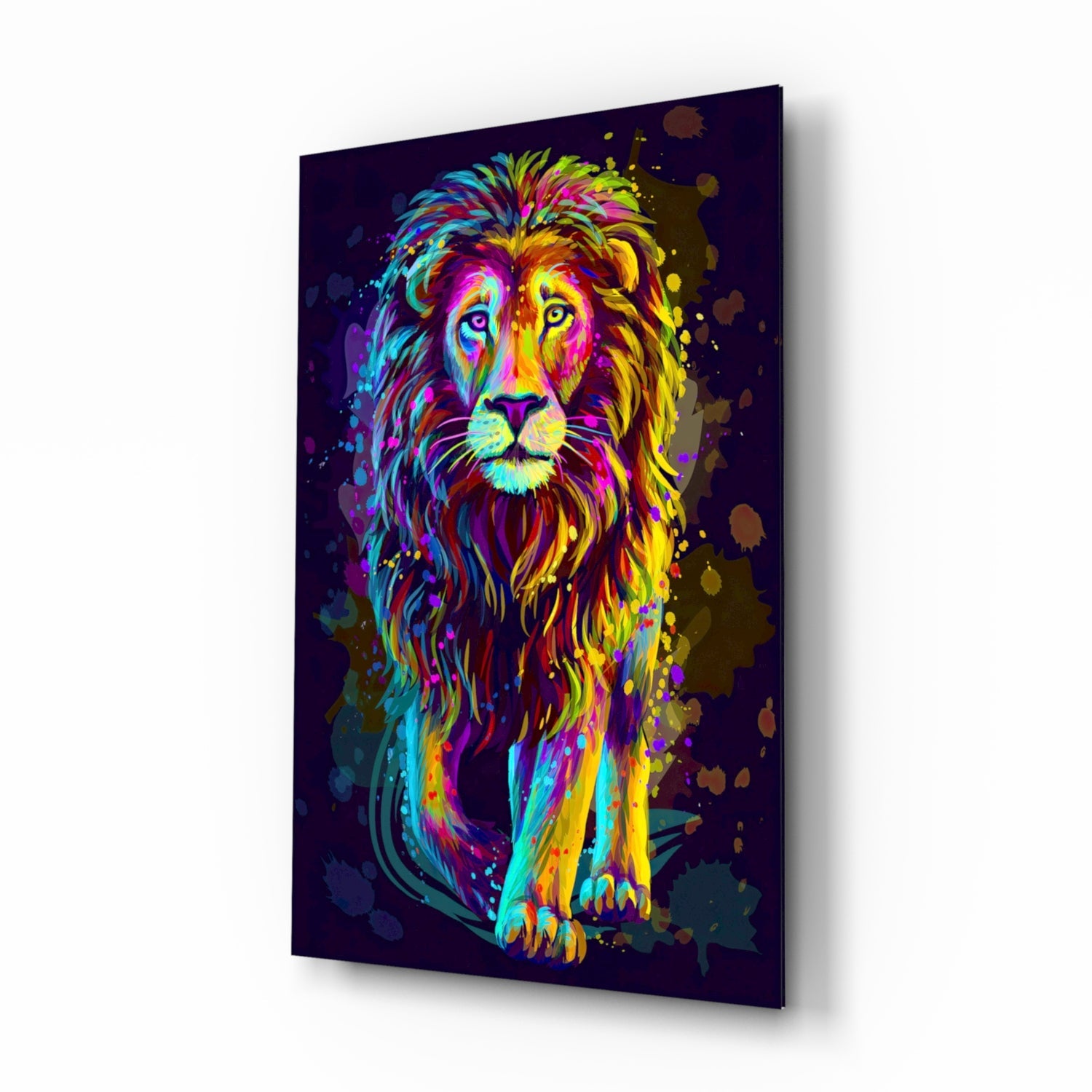 Aslan  Cam Tablo