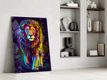 Aslan  Cam Tablo