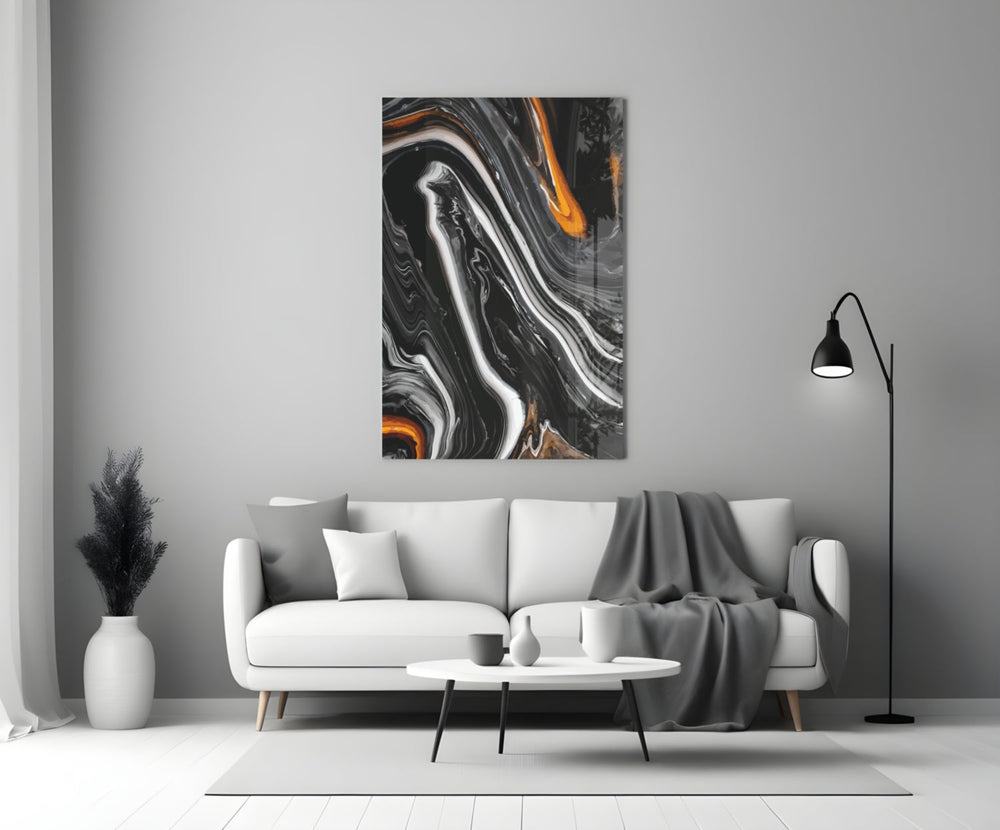 Soyut  Cam Tablo