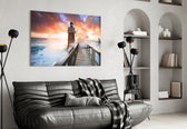 Deniz feneri Cam Tablo