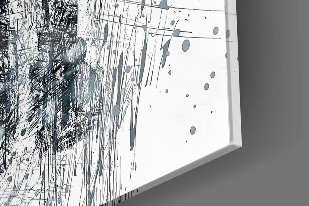 Soyut Robot Cam Tablo