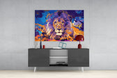 Aslan  Cam Tablo