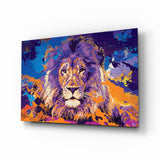 Aslan  Cam Tablo