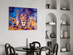 Aslan  Cam Tablo
