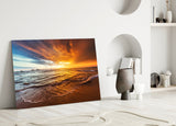 Gün batımı  Cam Tablo
