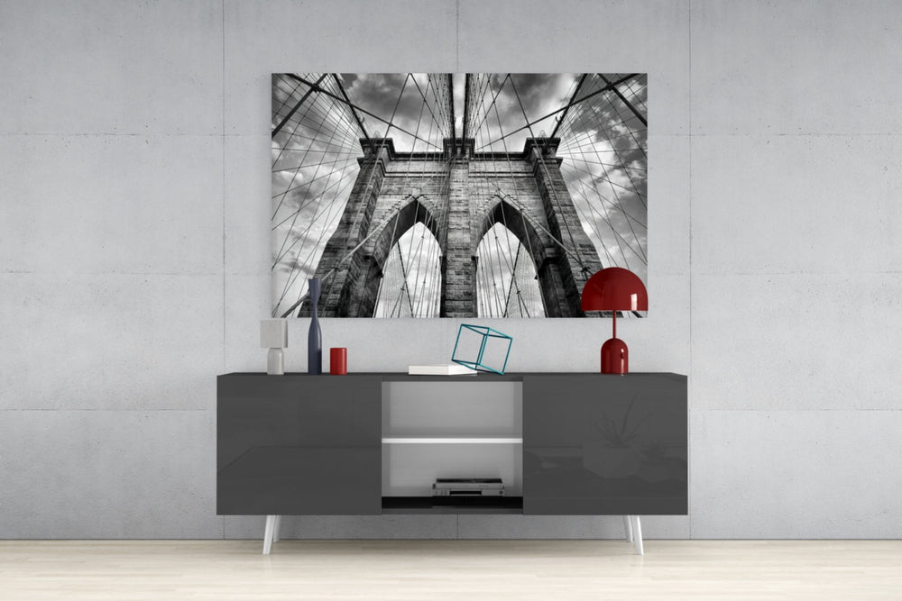 Brooklyn Köprüsü Cam Tablo