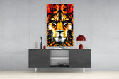 Aslan  Cam Tablo
