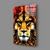 Aslan  Cam Tablo