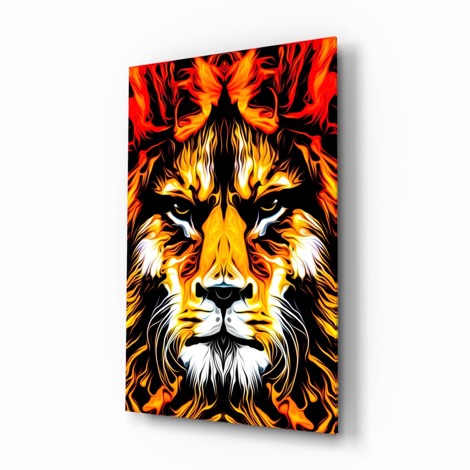 Aslan  Cam Tablo