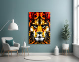 Aslan  Cam Tablo