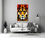 Aslan  Cam Tablo