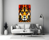 Aslan  Cam Tablo