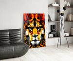 Aslan  Cam Tablo