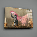 Masum Protesto Cam Sanatı Cam Tablo