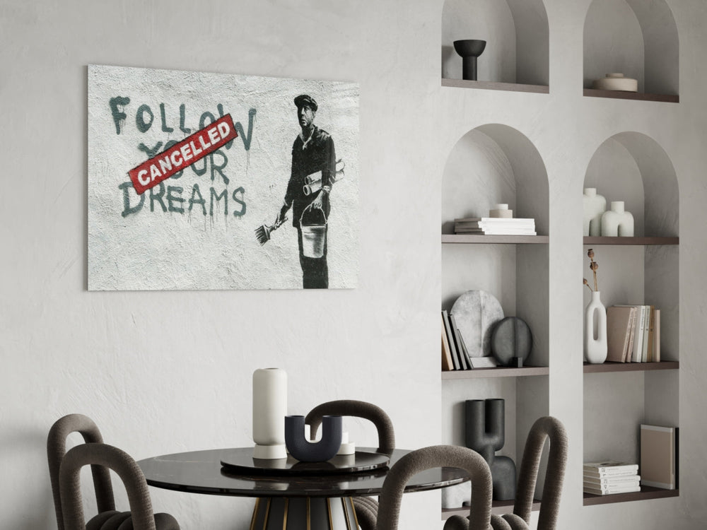 Planlar İptal Edildi Cam Sanatı Cam Tablo