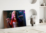 Harley Quinn Cam Sanatı Cam Tablo