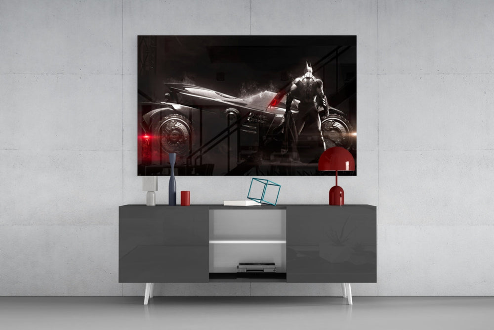 Batmobile Cam Sanatı Cam Tablo