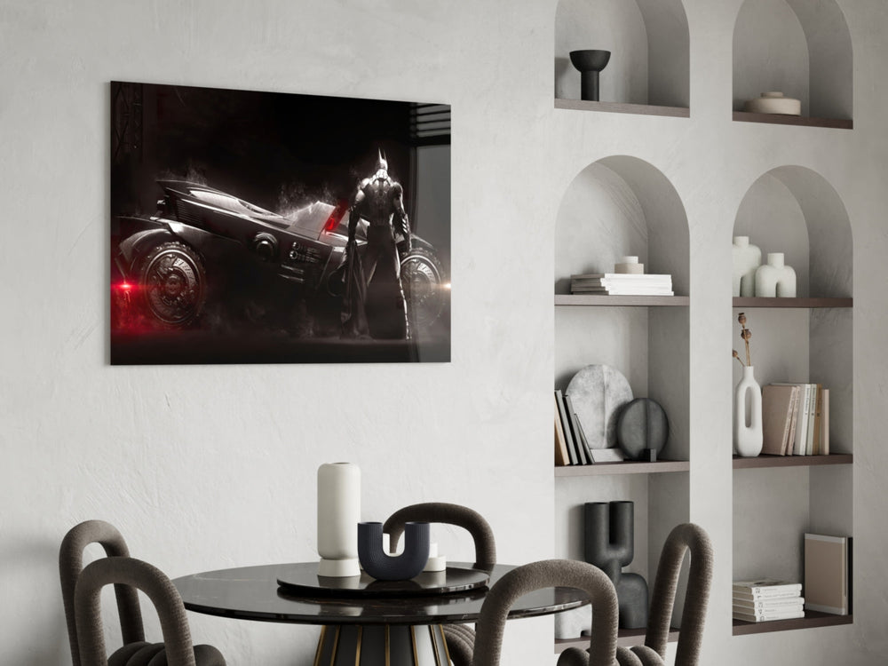 Batmobile Cam Sanatı Cam Tablo