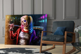 Çılgın Maskeli Dilber Cam Sanatı Cam Tablo