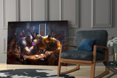 Marvel Cam Sanatı Cam Tablo