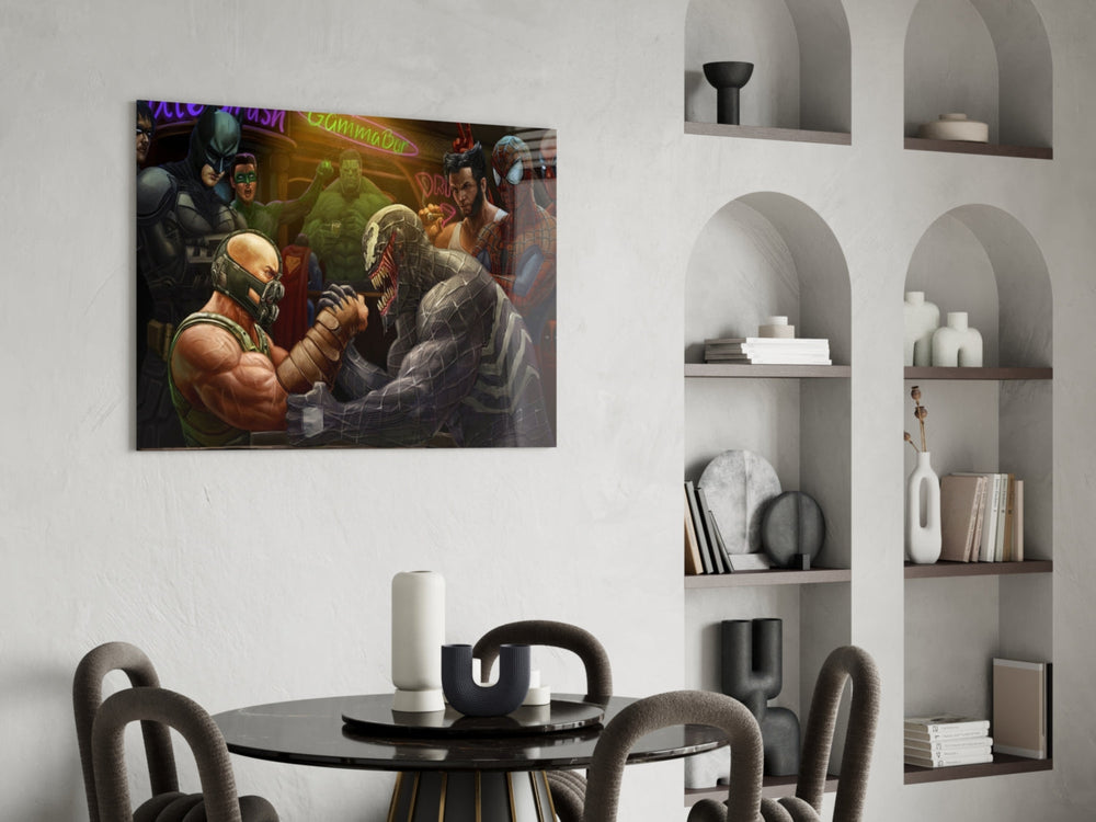 Kara Zehir Cam Sanatı Cam Tablo