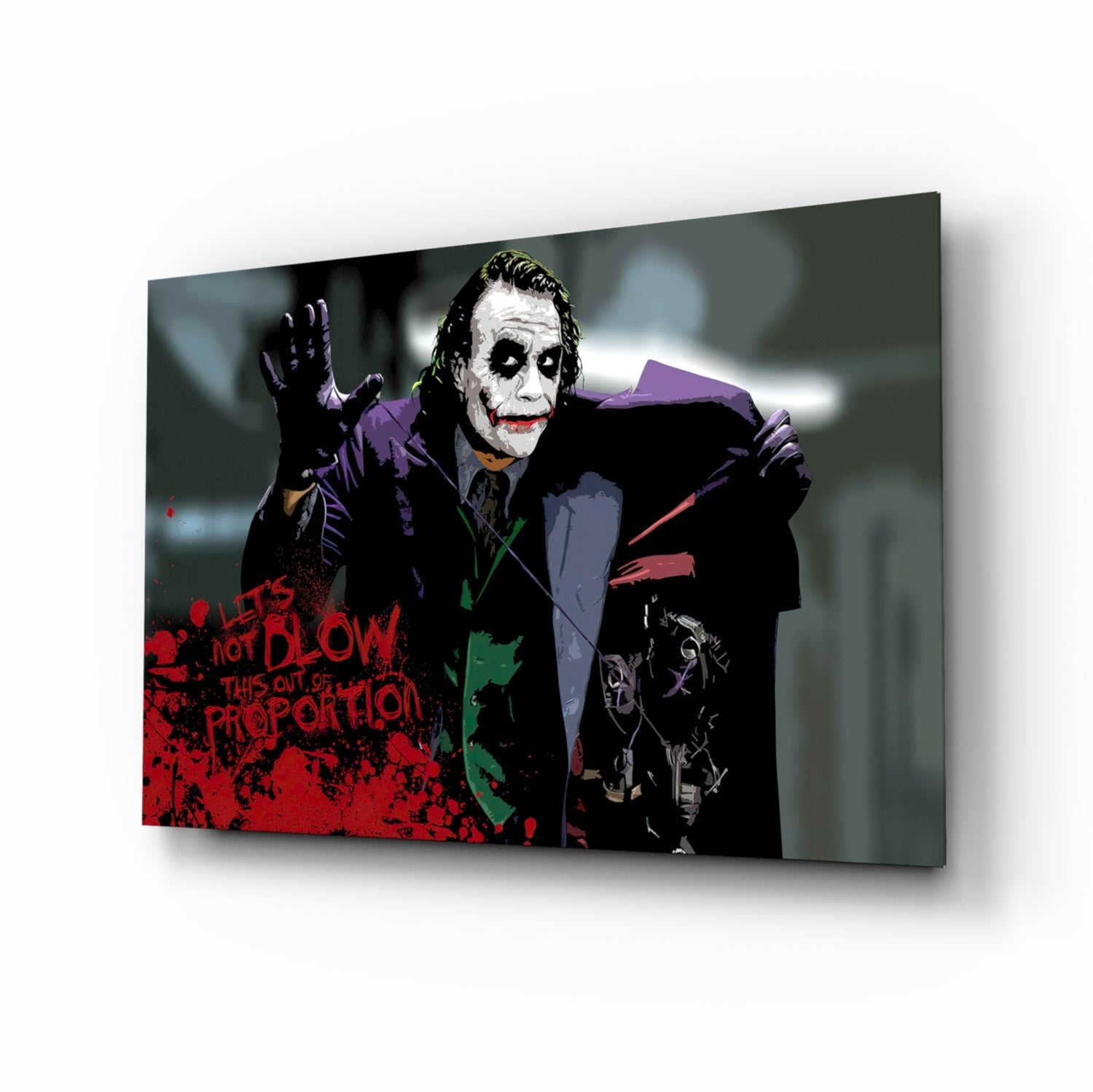 Joker Cam Sanatı Cam Tablo
