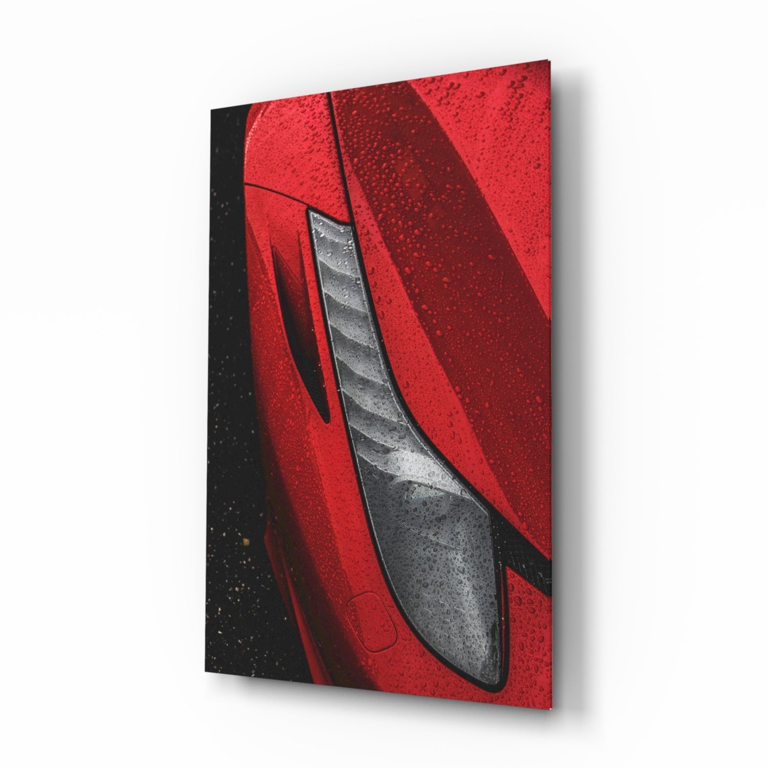 Ferrari'nin Kırmızısı Cam Tablo