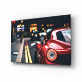 Ferrari'nin Kırmızısı Cam Tablo