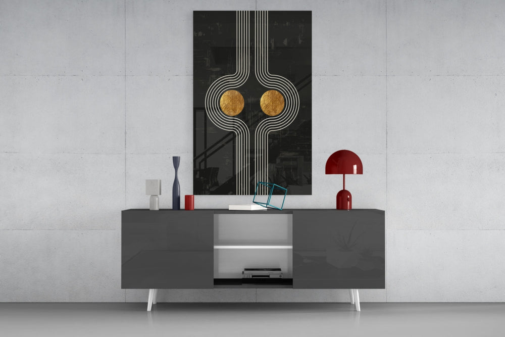 İki Nokta Cam Tablo