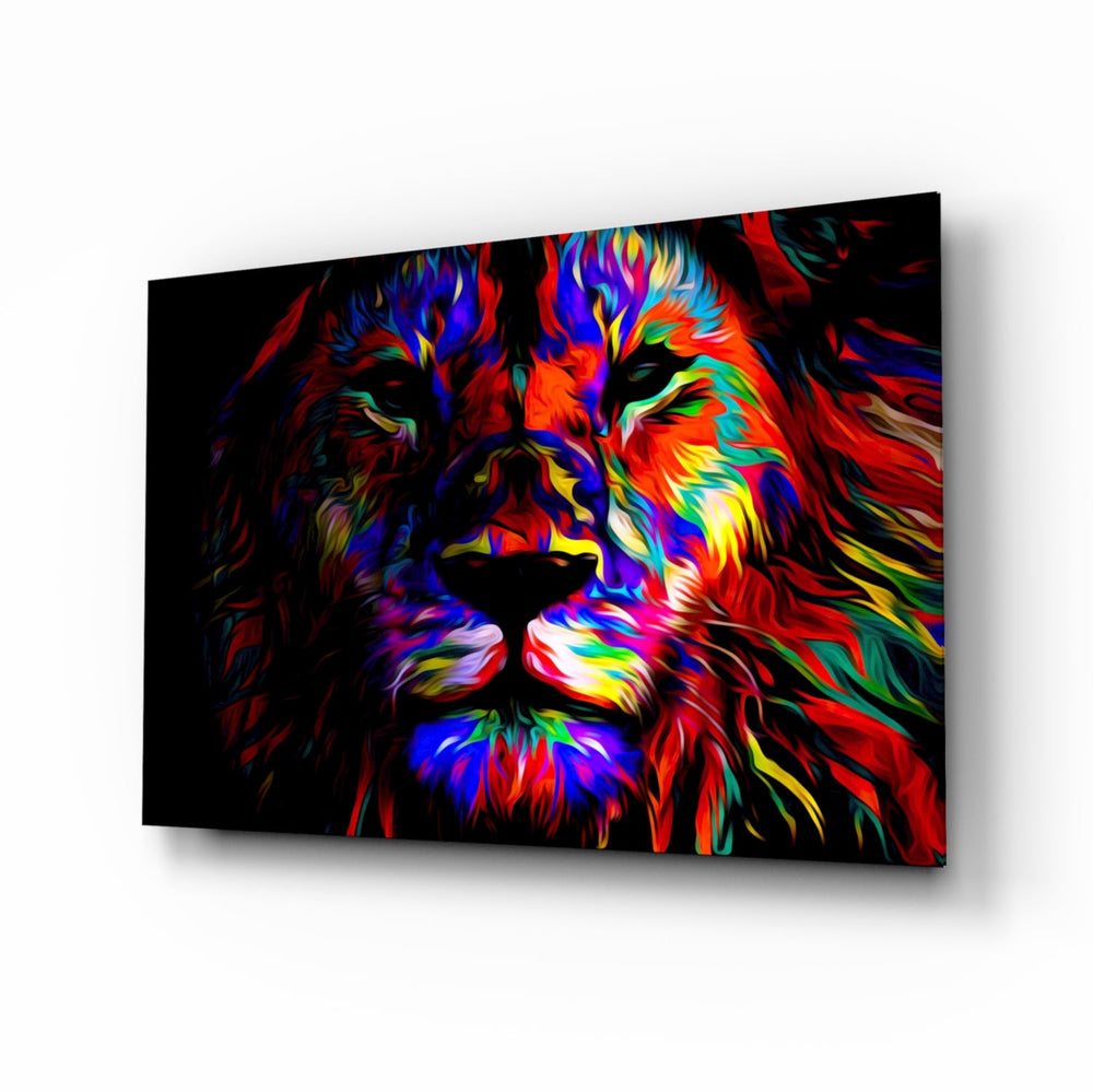 Aslan  Cam Tablo